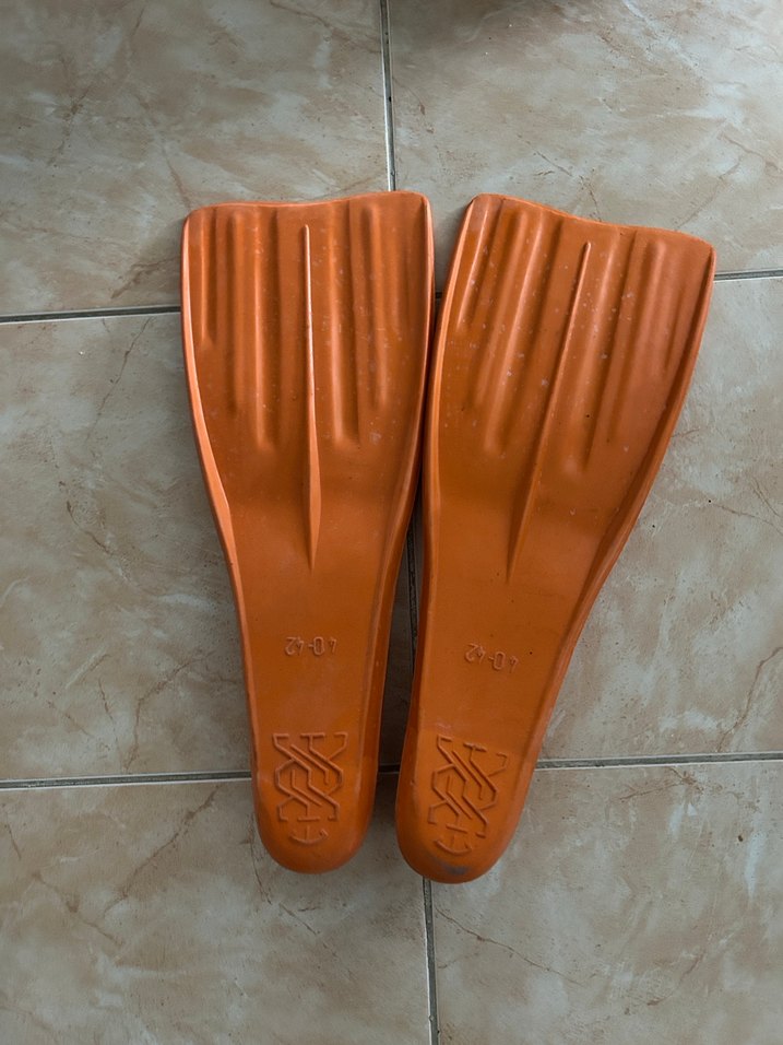 Erkek Turuncu Kauçuk Su Paletleri - Görsel 2