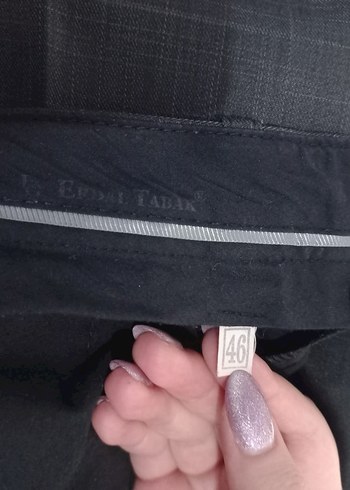 Erkek Koyu Gri Kumaş Pantolon, Ofis Şıklığı - Görsel 6