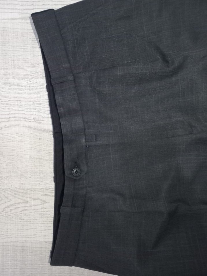 Erkek Koyu Gri Kumaş Pantolon, Ofis Şıklığı - Görsel 5