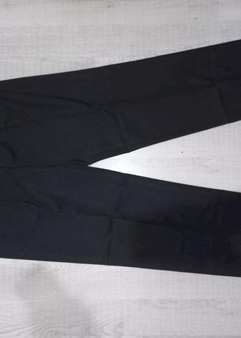 Siyah Kemerli Erkek Ofis Pantolonu - Görsel 3