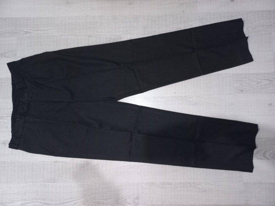 Siyah Kemerli Erkek Ofis Pantolonu - Görsel 3