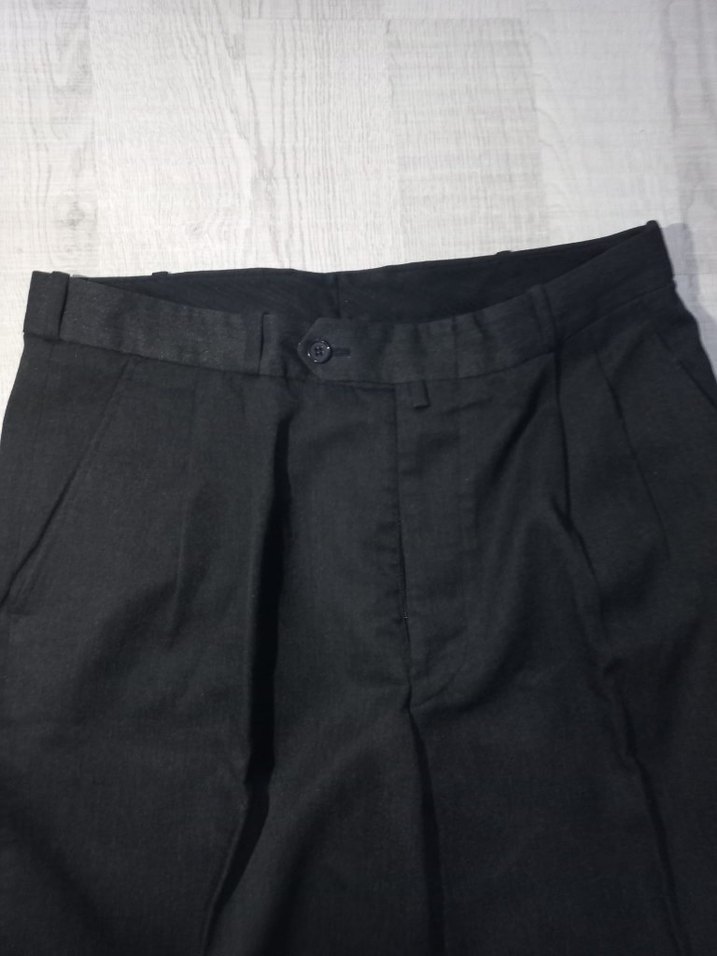 Siyah Kemerli Erkek Ofis Pantolonu - Görsel 4