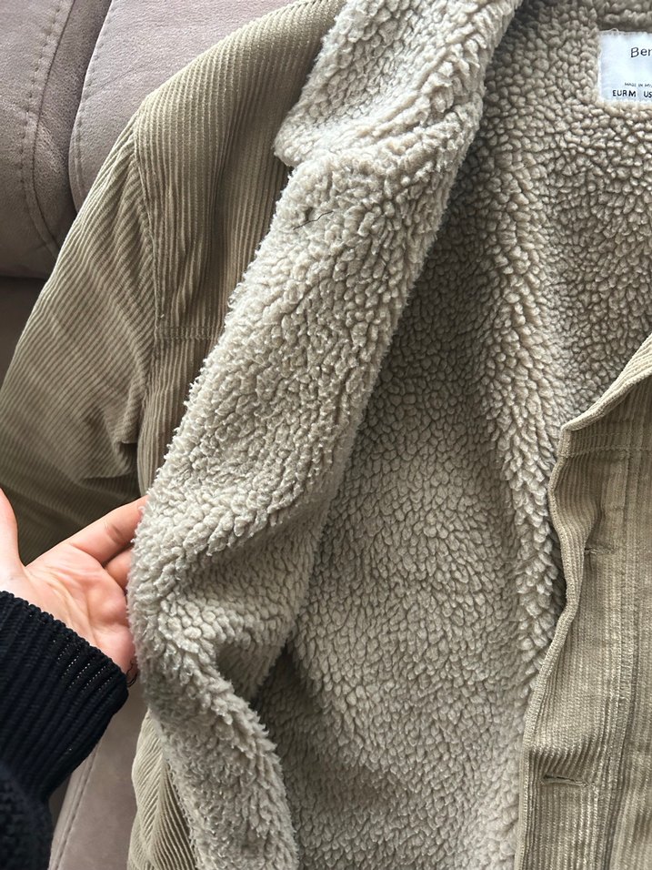 unisex oversize vintage ceket - Görsel 2