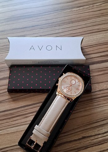 Avon Bej Kemerli Kadın Kol Saati