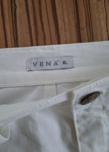 xl Beden Beyaz Midi Denim Kadın Etek
