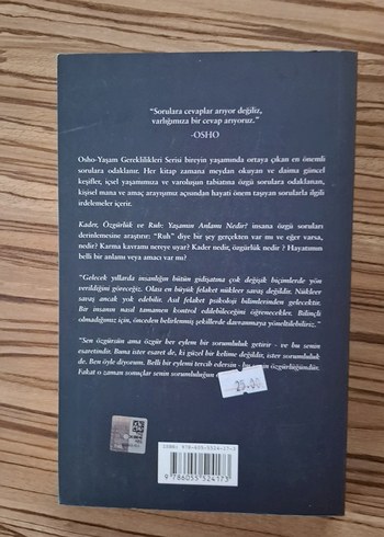 Kader, Özgürlük ve Ruh - Osho Kitabı - Görsel 3
