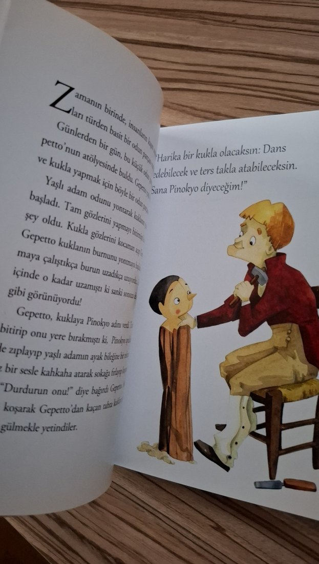 Pinokyo - Mavi Seri Çocuk Kitabı - Görsel 3