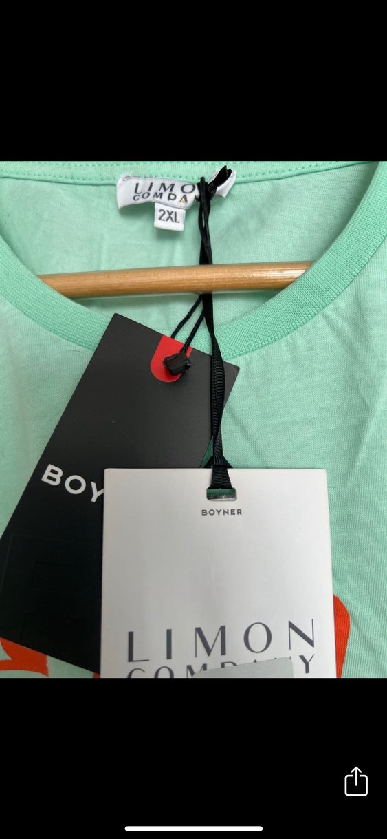 Turkuaz Baskılı Pamuklu Erkek Tişört - Görsel 3