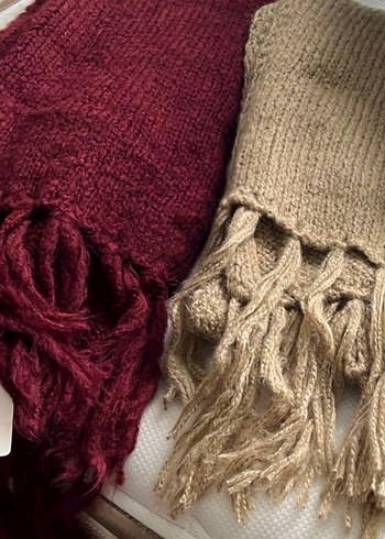 Örgü Bohem Tarzı Kadın Atkı - Görsel 8