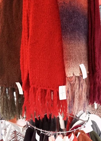 Örgü Bohem Tarzı Kadın Atkı - Görsel 4