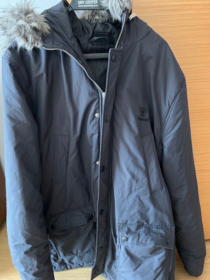 Koyu Gri Erkek Kürklü Kışlık Mont - Görsel 5