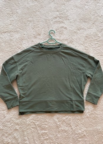 s Beden Kadın Haki Oversize Sweatshirt