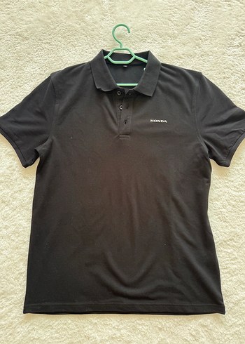 Siyah Düğmeli Erkek Polo Tişört