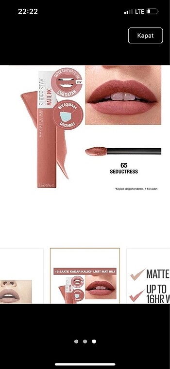 Maybelline Maybelline Super Stay Matte İnk