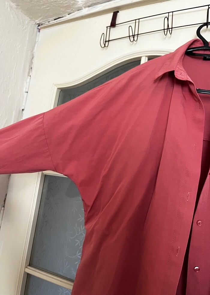 Pembe gömlek - Görsel 4