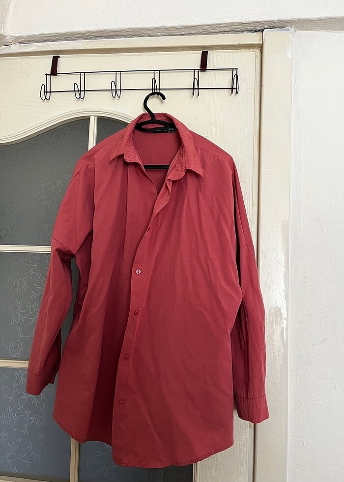 Pembe gömlek - Görsel 3