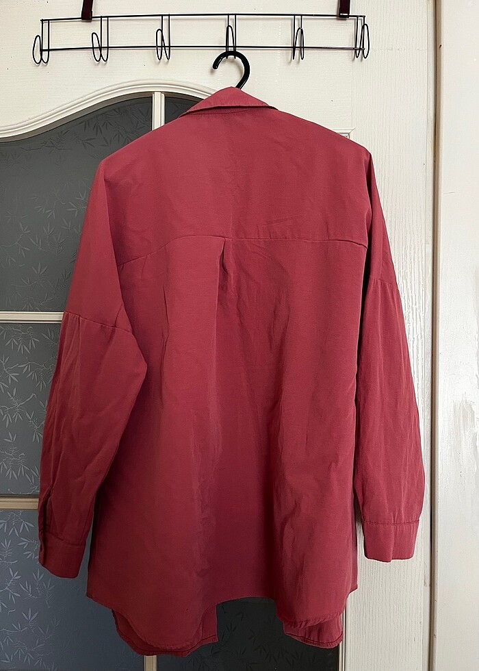 Pembe gömlek - Görsel 5