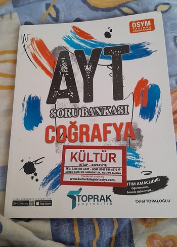 AYT Coğrafya Soru Bankası Kültür Kitap