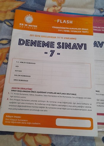 Beden Renk AVIIAVI SH Deneme Sınavı Kitapları