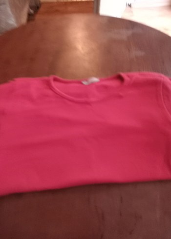 Kız Çocuk Kırmızı uzun Kollu Tişört - Görsel 2