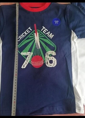 6,7 Mothercare etiketli 2li tişört 