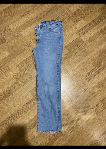 Kadın Mavi Regular Fit Denim Pantolon