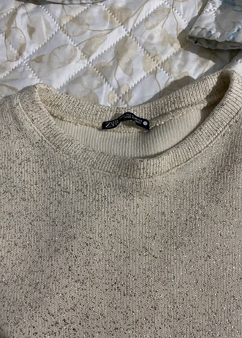 Zara Uzun Kollu Örme Kadın Kazak midi etek takım - Görsel 2