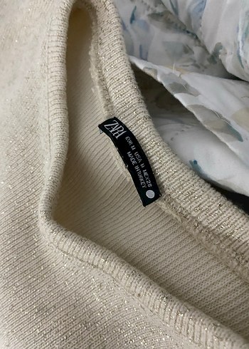 Zara Uzun Kollu Örme Kadın Kazak midi etek takım - Görsel 4