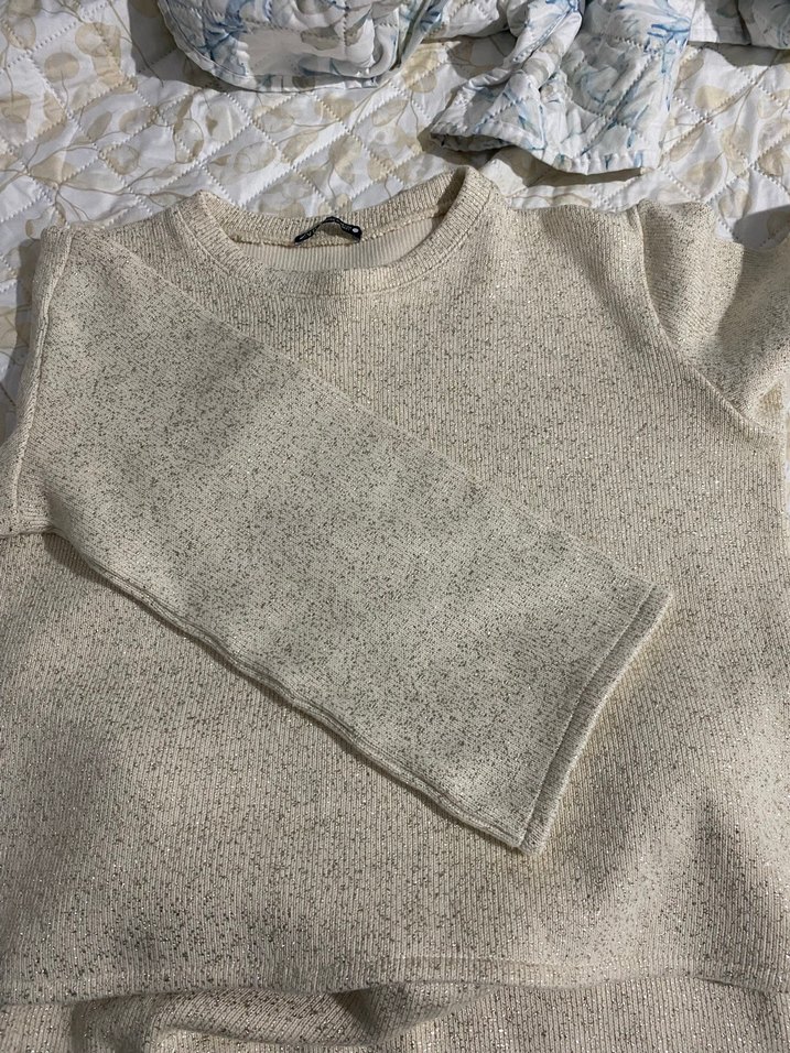 Zara Uzun Kollu Örme Kadın Kazak midi etek takım - Görsel 3