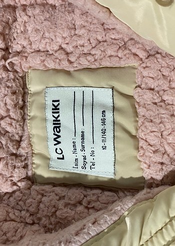 Bej Kapüşonlu Kadın Mont - Görsel 6