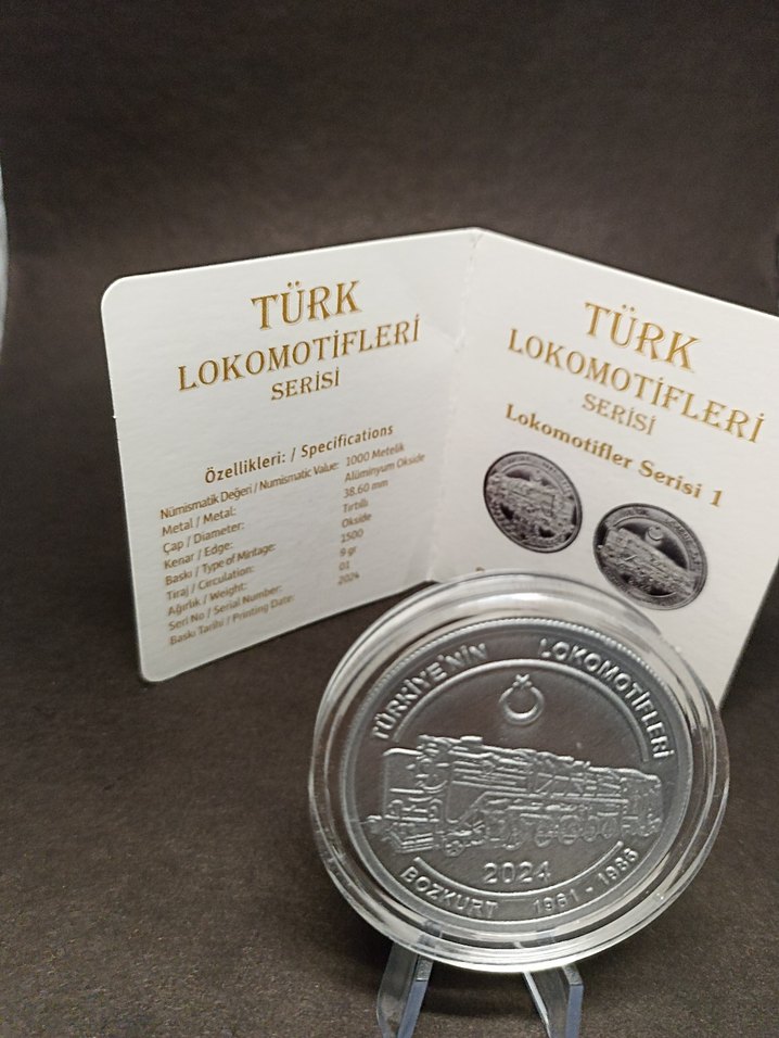2024 Türk Lokomotifleri Serisi 1 - Karakurt & Bozkurt Hatıra Set - Görsel 2