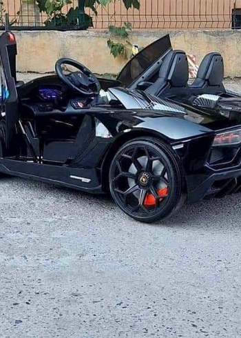 Beden siyah Renk Siyah Çift Kişilik Elektrikli Spor Araba