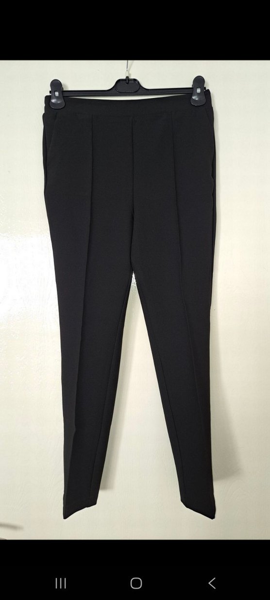 Trendyol Nervürlü Polyviskon Pantolon - Görsel 2