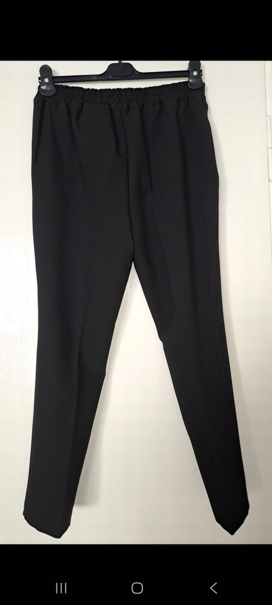 Trendyol Nervürlü Polyviskon Pantolon - Görsel 3