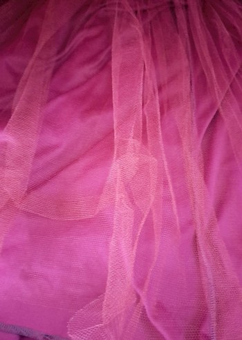 Bellamare Fuşya Abiye Elbise - Görsel 7