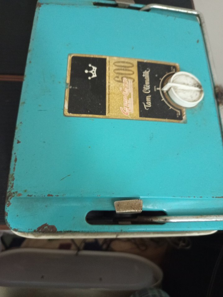 Turkuaz Vintage Tam Otomatik Rozet - Görsel 4