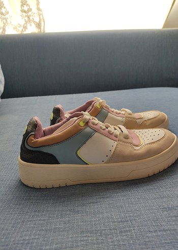 Kadın Pastel Renkli Platform Spor Ayakkabı