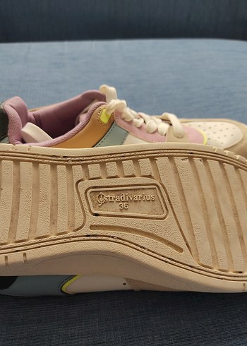 37 Beden Kadın Pastel Renkli Platform Spor Ayakkabı