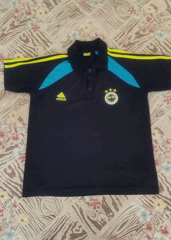 Erkek Mavi Kısa Kollu Polo Forma
