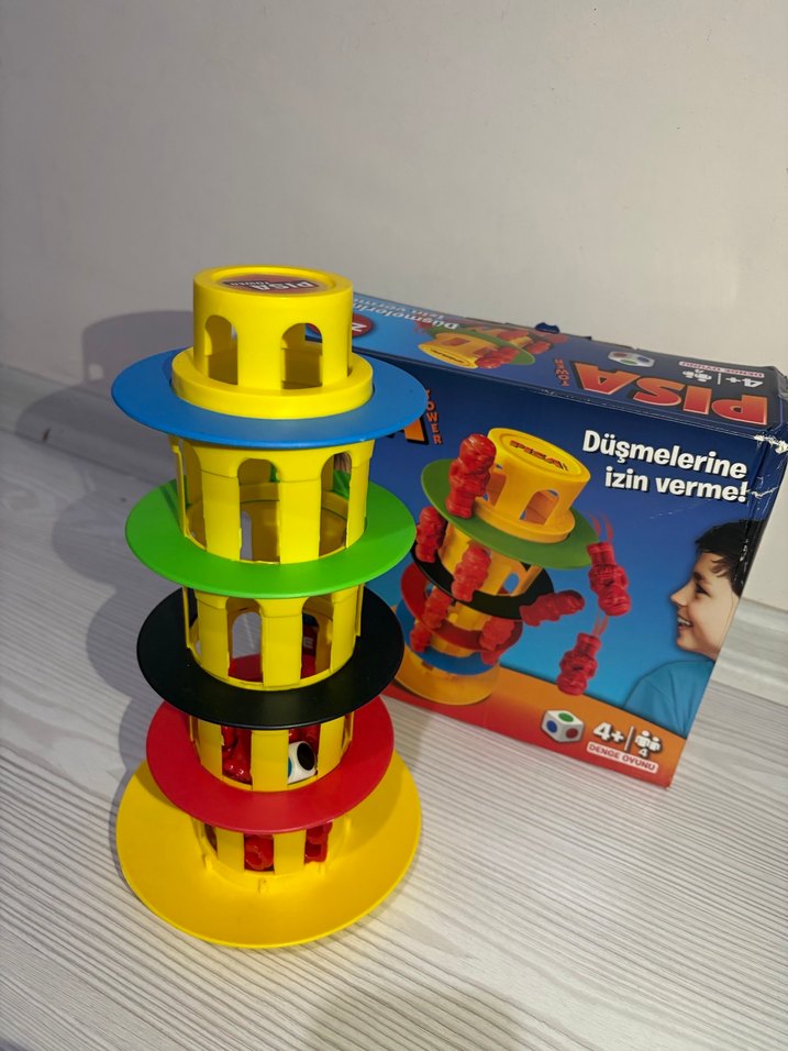 Renkli Pisa Denge Oyunu 4+ Yaş - Görsel 2