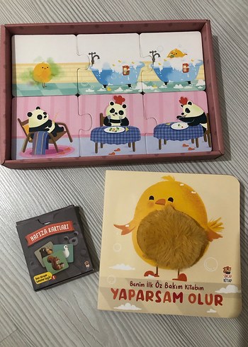 8 Farklı Puzzle ile Öz Bakım Becerileri Kitabı - Görsel 2