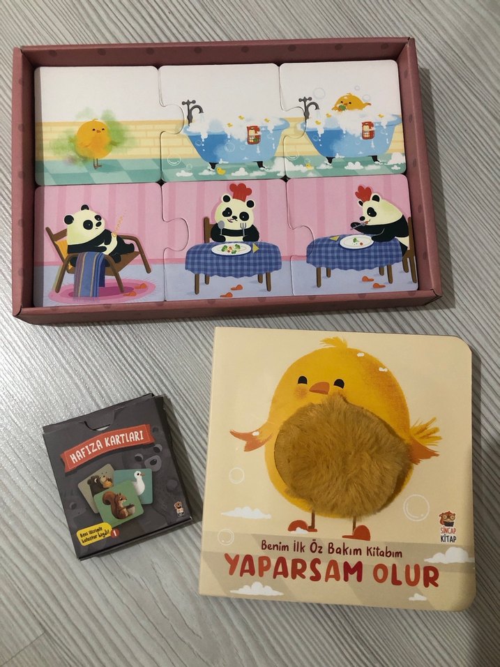 8 Farklı Puzzle ile Öz Bakım Becerileri Kitabı - Görsel 2