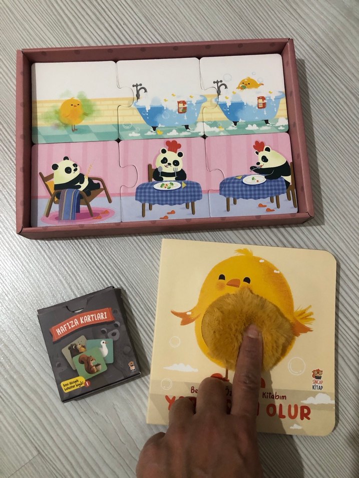 8 Farklı Puzzle ile Öz Bakım Becerileri Kitabı - Görsel 3