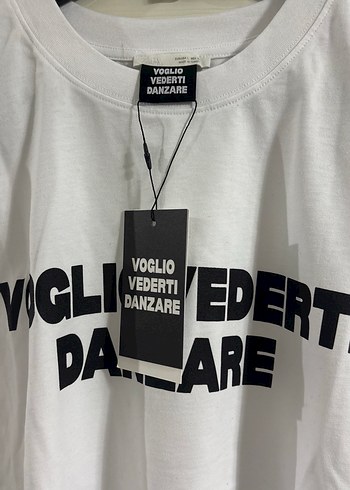 Beyaz Baskılı Kadın Tişört - Görsel 2