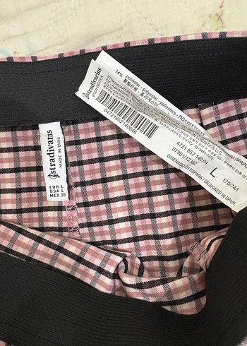Stradivarius Stradivarius Etek L beden önden iki minik yırtmaçlı tertemiz
