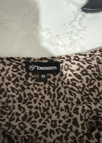 Leopar desenli bluz M beden. - Görsel 3