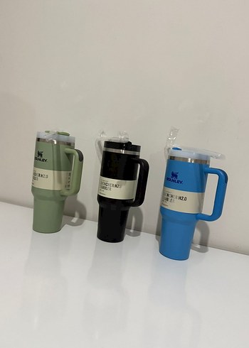 Çok Renkli Plastik Kulplu Bardak Seti
