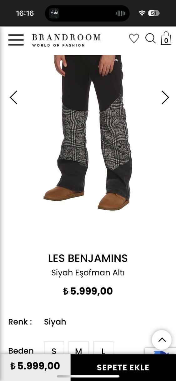 Les Benjamins Sweatpant - Görsel 4