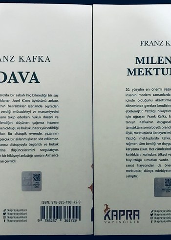  Franz Kafka'dan Milena ve Mektup Kitapları