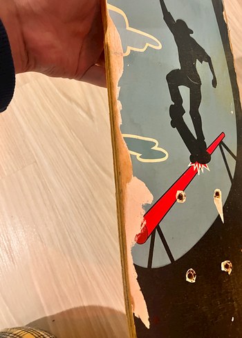 Parlak Sarı Çocuk Kaykay tahtası - Görsel 3